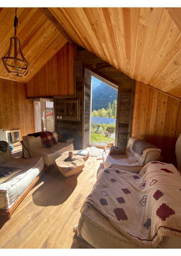 Mon Roc - Maison De Montagne Atypique Avec Vue La Grave Bagian luar foto